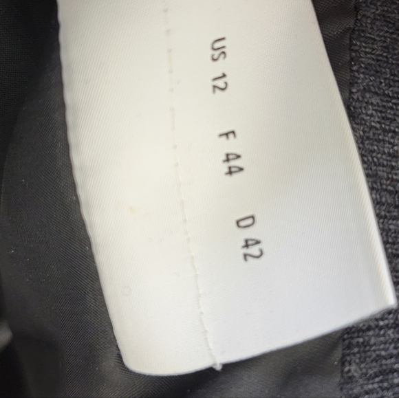 Akris Punto Mock-Neck Houndstooth Grey Striped Longsleve Sweater Dress - Picture 8 of 8